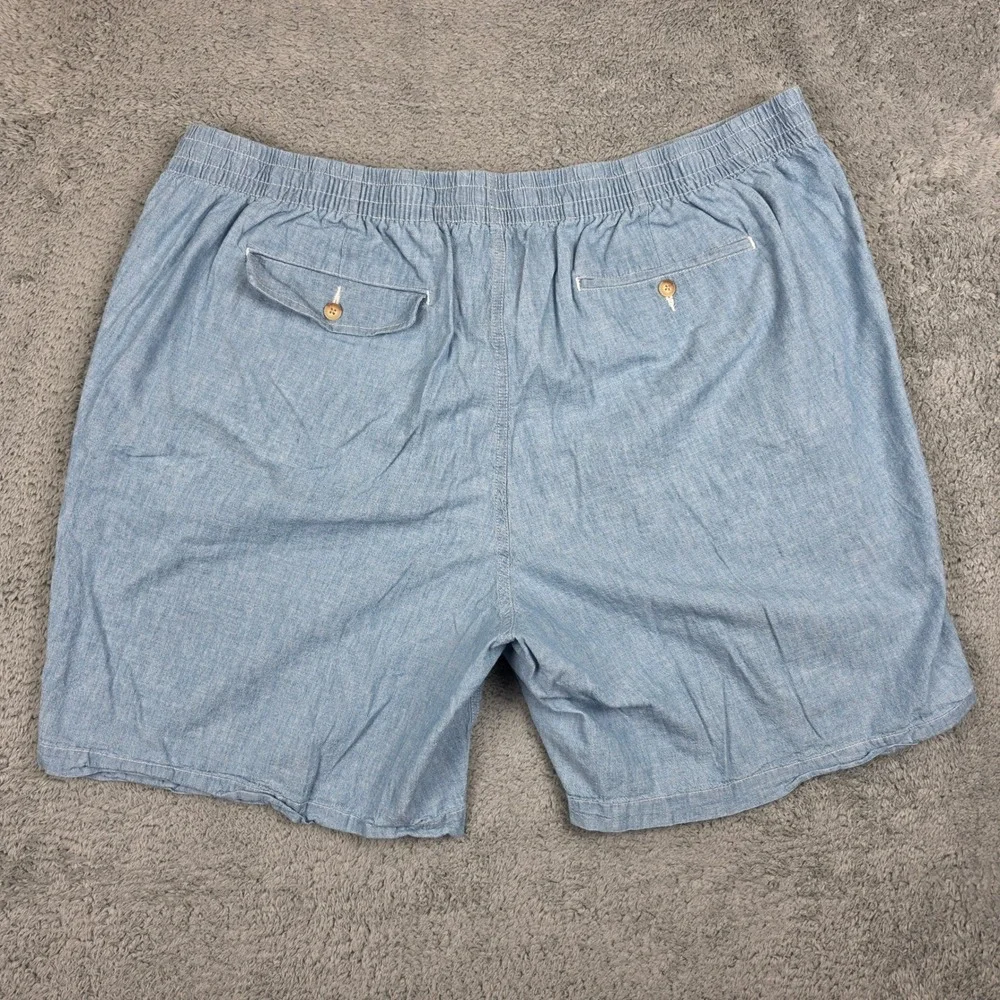 Polo Ralph Lauren Shorts Mens 2XB Blue Chambray Classic Fit 9